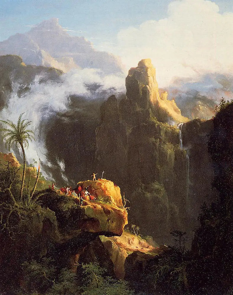 Paysage : Saint Jean dans la nature - Thomas Cole image 1 reproduction artisanale de tableau