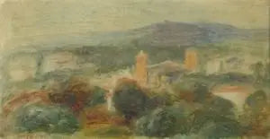 Paysage, Saint-Paul de Vence - Pierre-Auguste Renoir