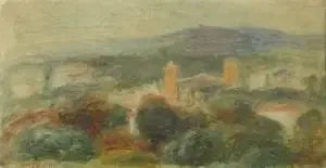 Paysage, Saint-Paul de Vence - Pierre-Auguste Renoir