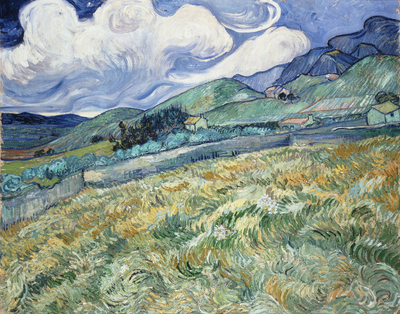 Гірський пейзаж позаду лікарні Святого Павла - Vincent van Gogh