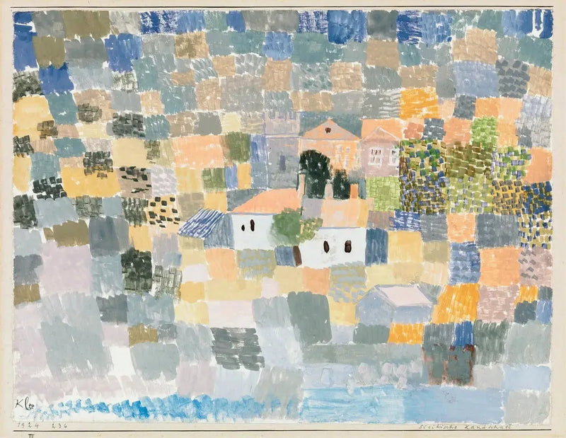 Paysage sicilien (Sicilische Landschaft) - Paul Klee