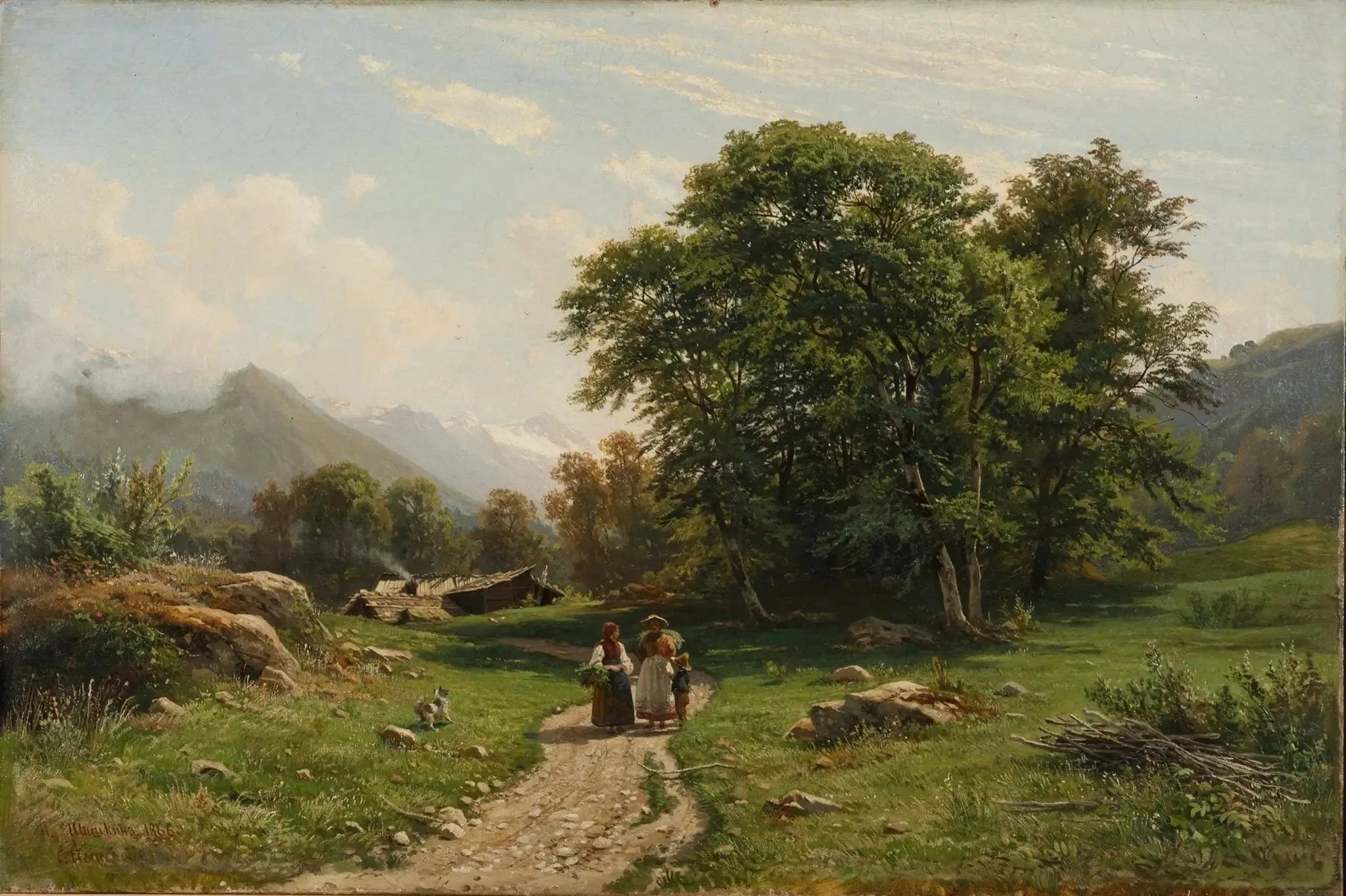 Paysage suisse - Ivan Chichkine image 1 tableau peint à l’huile sur toile