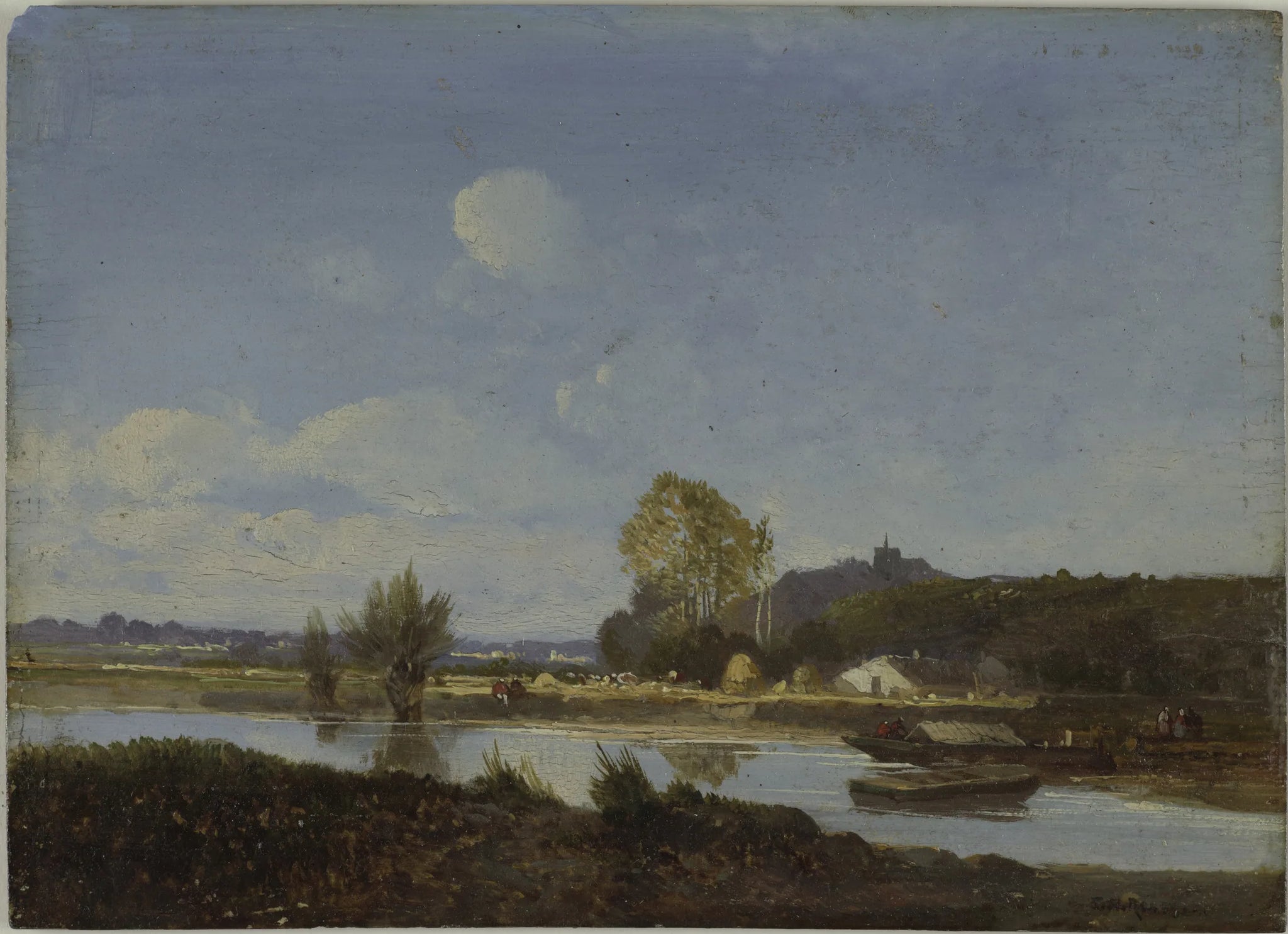 Paysage - Théodore Rousseau image 1 tableau peint à l’huile sur toile