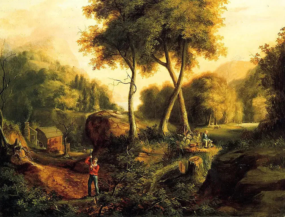 Paysage - Thomas Cole image 1 reproduction de peinture à l’huile