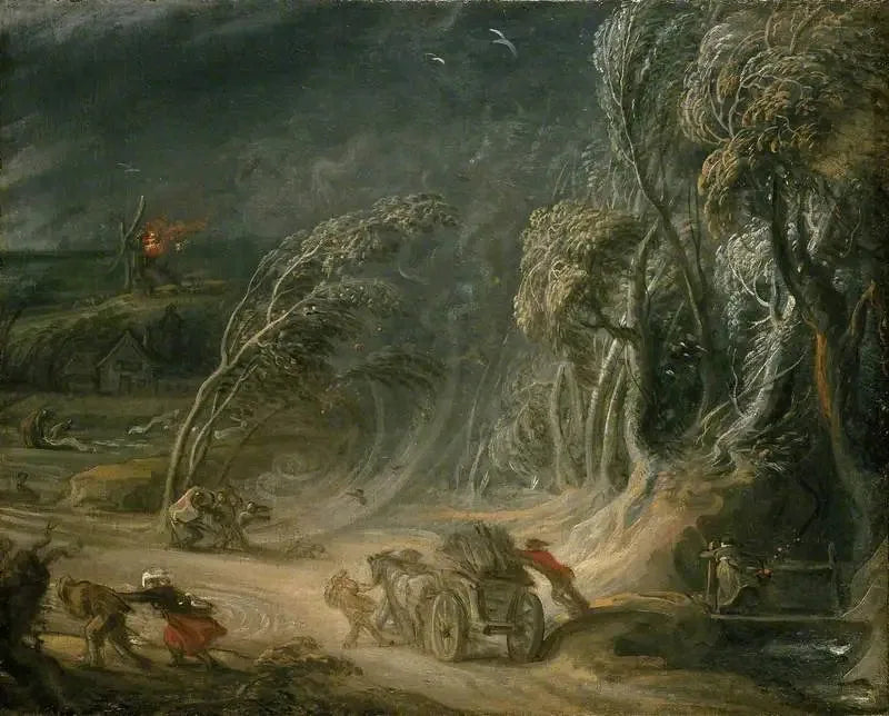 Paysage : Une tempête - Peter Paul Rubens image 1 copie de tableau peinte à la main