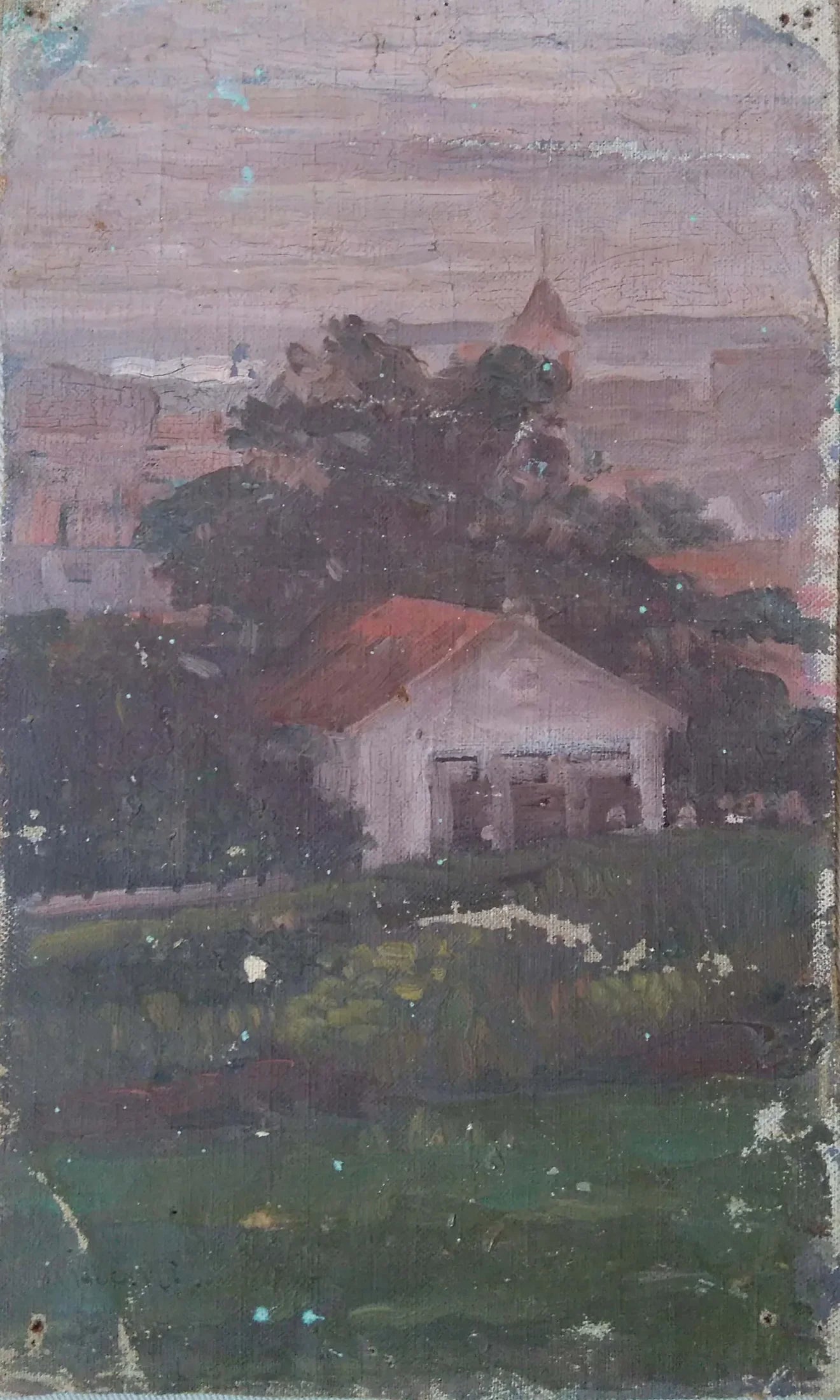 Paysagem com casa - Eliseu Visconti image 1 reproduction réalisée par Alpha Reproduction