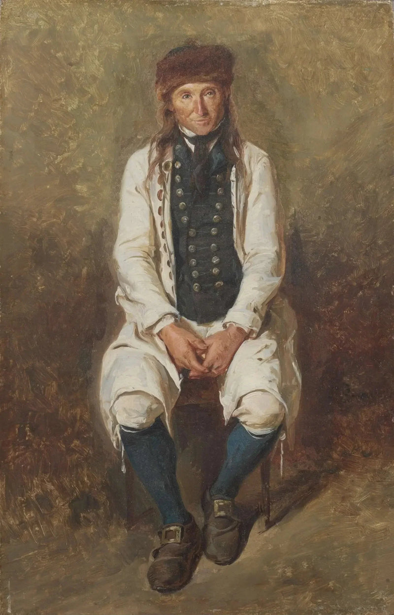 Paysan en costume de Hesse - Ludwig Knaus