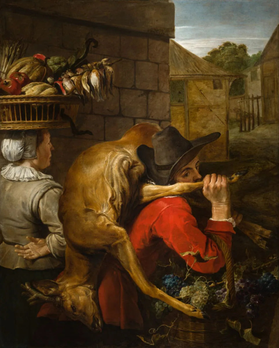 Paysan en route pour le marché - Frans Snyders image 1 tableau peint à l’huile sur toile