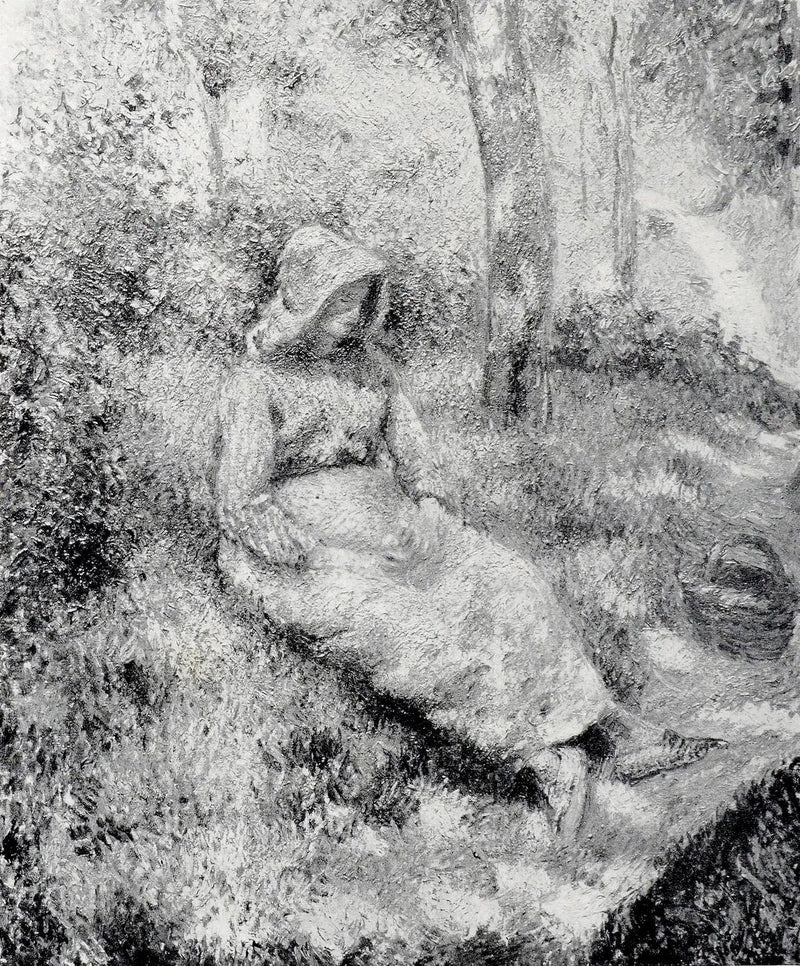 Paysanne assise - Camille Pissarro