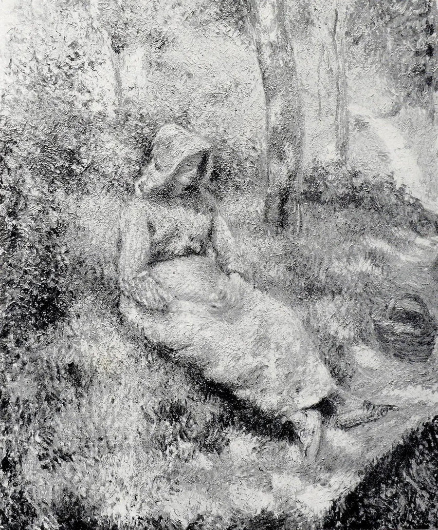 Paysanne assise - Camille Pissarro