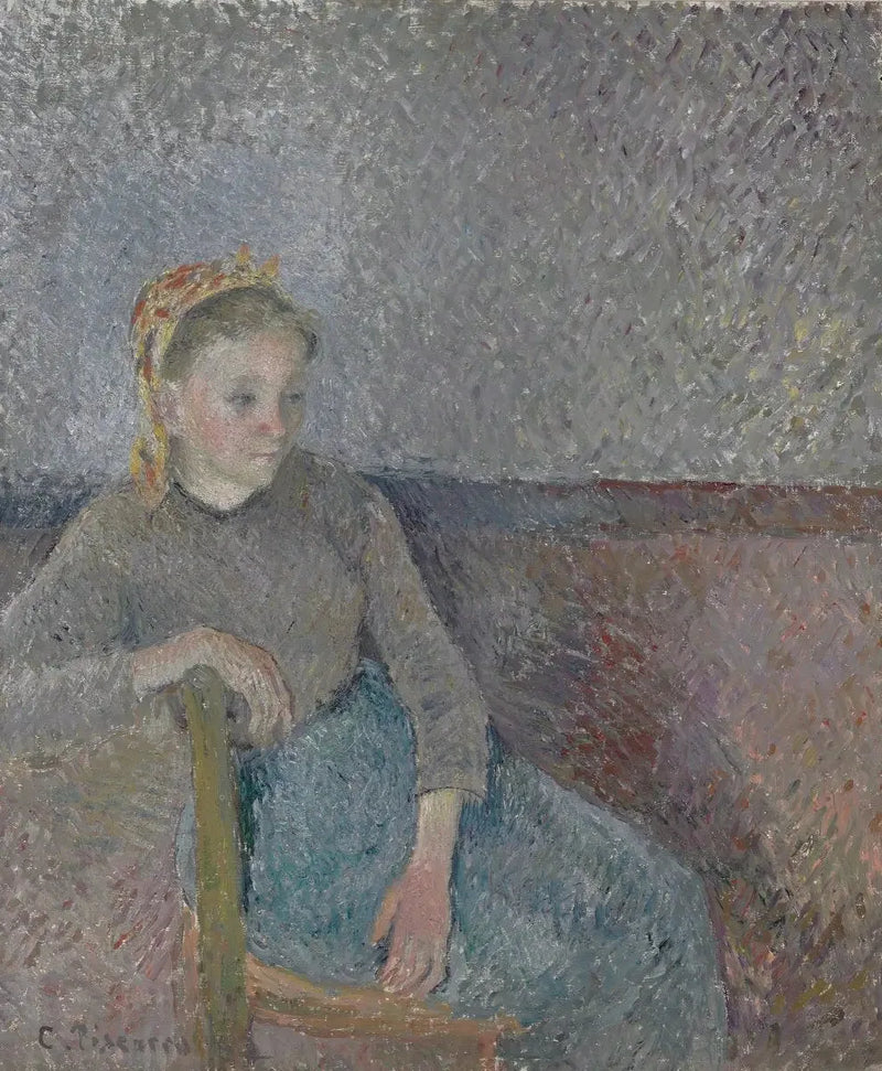 Paysanne assise - Camille Pissarro