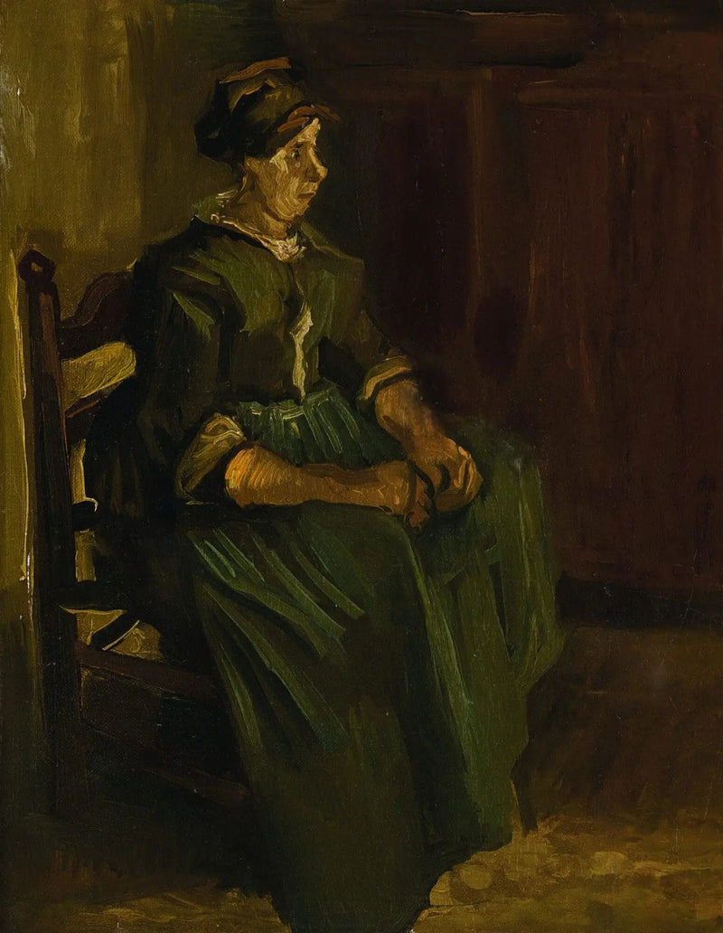 Paysanne assise sur une chaise - Vincent van Gogh