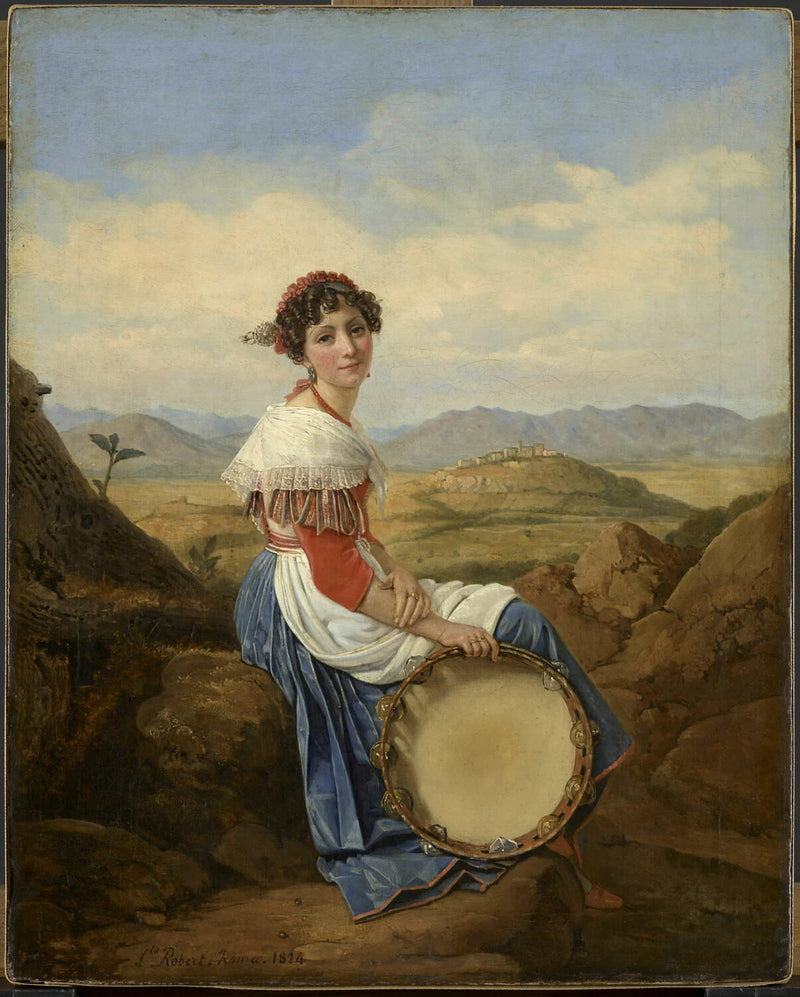 Paysanne de la campagne de Rome - Léopold Robert