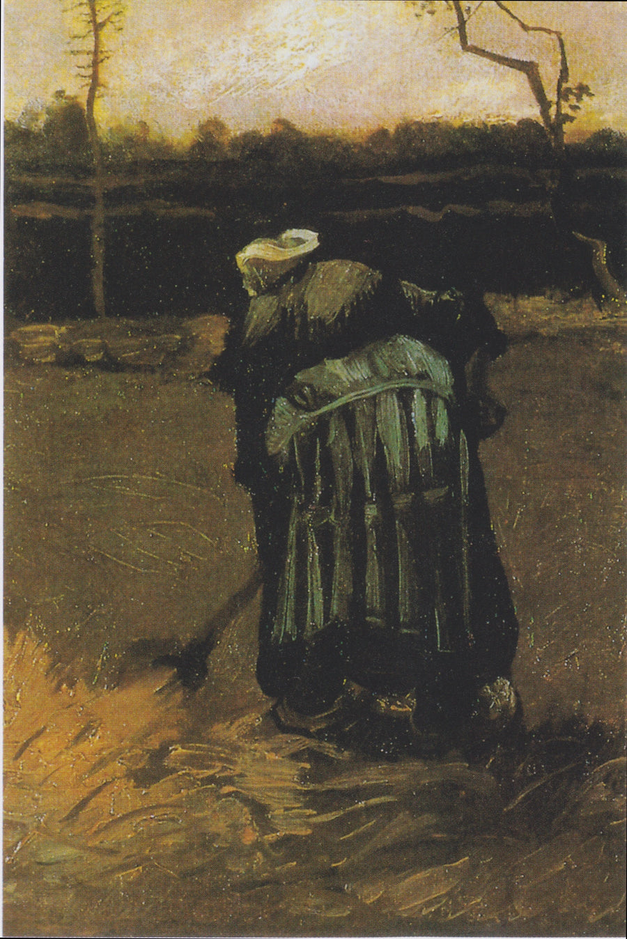 Paysanne creusant vue de dos, F94 – Van Gogh