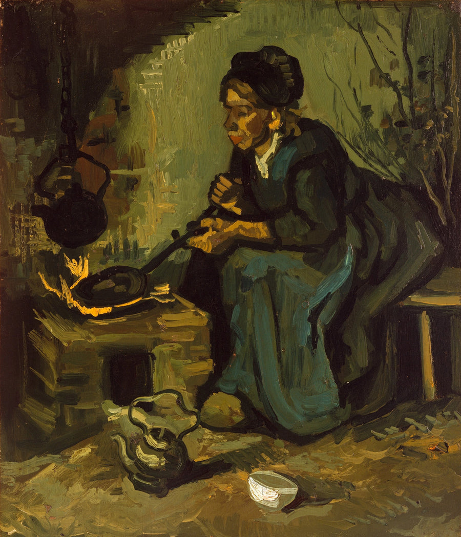 Paysanne faisant la cuisine, F176 – Vincent van Gogh