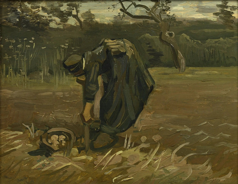 Paysanne déterrant des pommes de terre - Vincent van Gogh