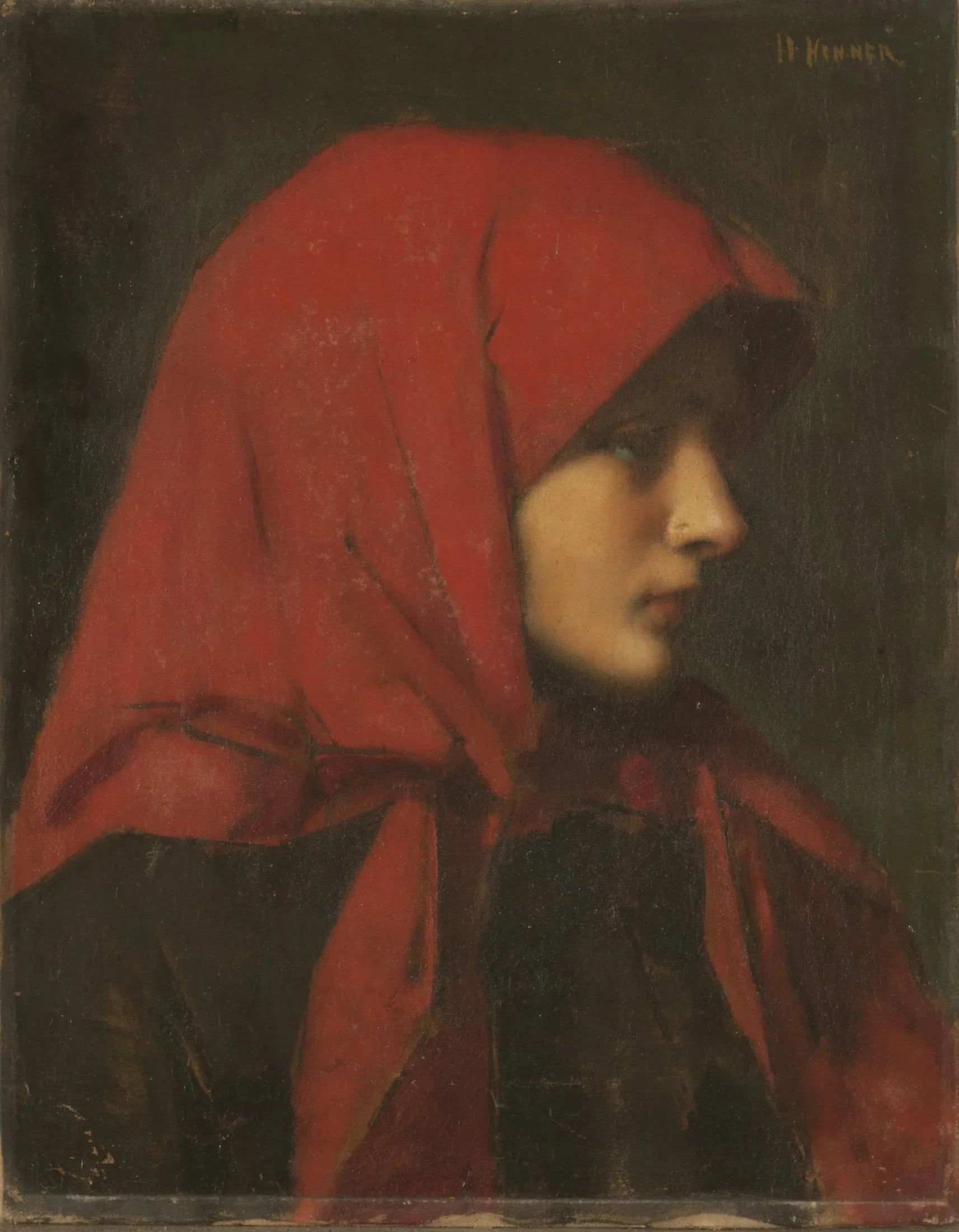 Paysanne - Jean-Jacques Henner image 1 tableau peint à l’huile sur toile