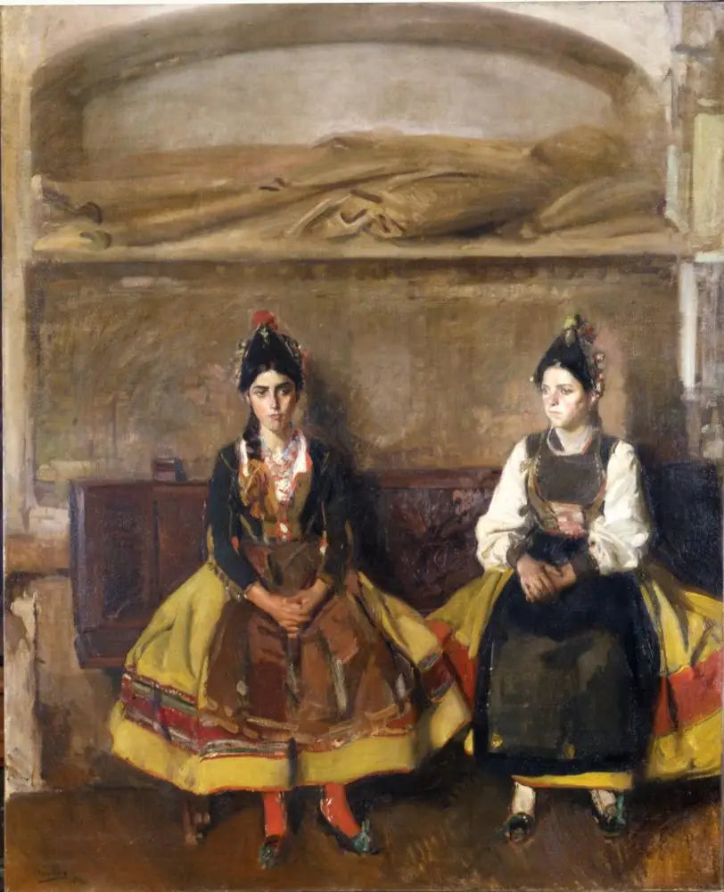 Paysannes de Ségovie (Espagne pittoresque, Ségovie) - Joaquín Sorolla