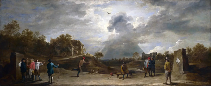 Paysans au tir à l'arc - David Teniers le Jeune