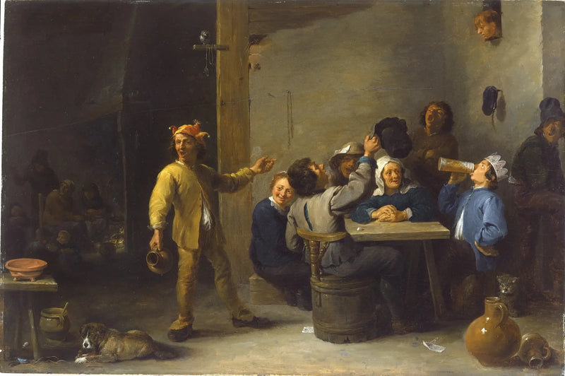 Paysans célébrant la douzième nuit - David Teniers le Jeune