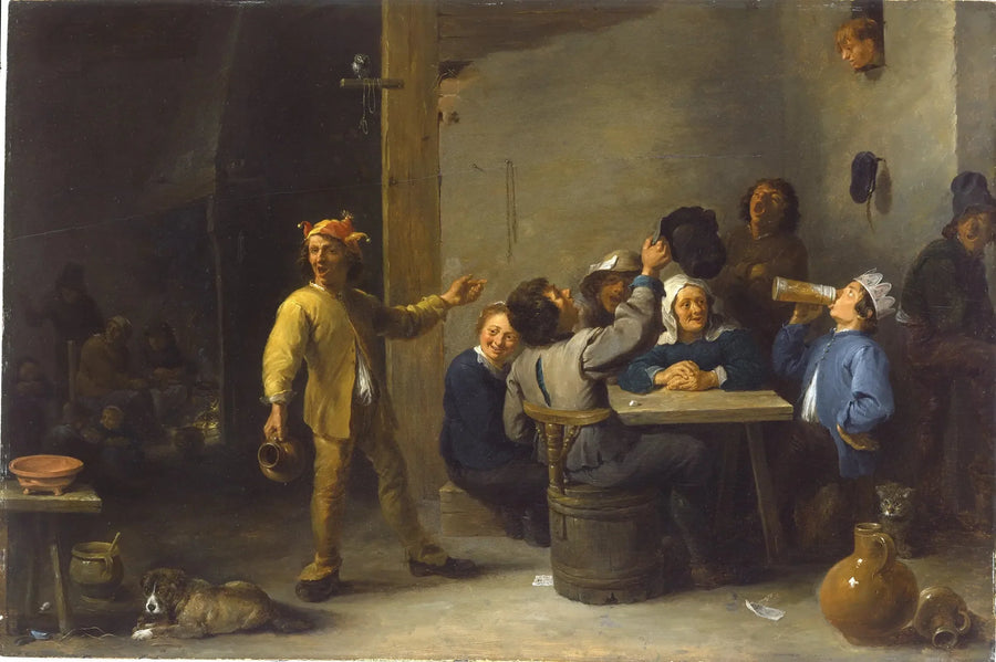 Paysans célébrant la douzième nuit - David Teniers le Jeune
