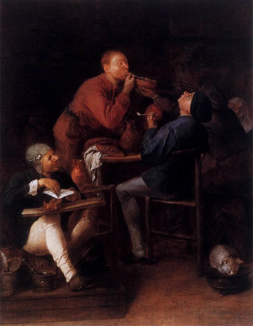 Paysans de Moerdyck - Adriaen Brouwer image 1 reproduction de peinture à l’huile