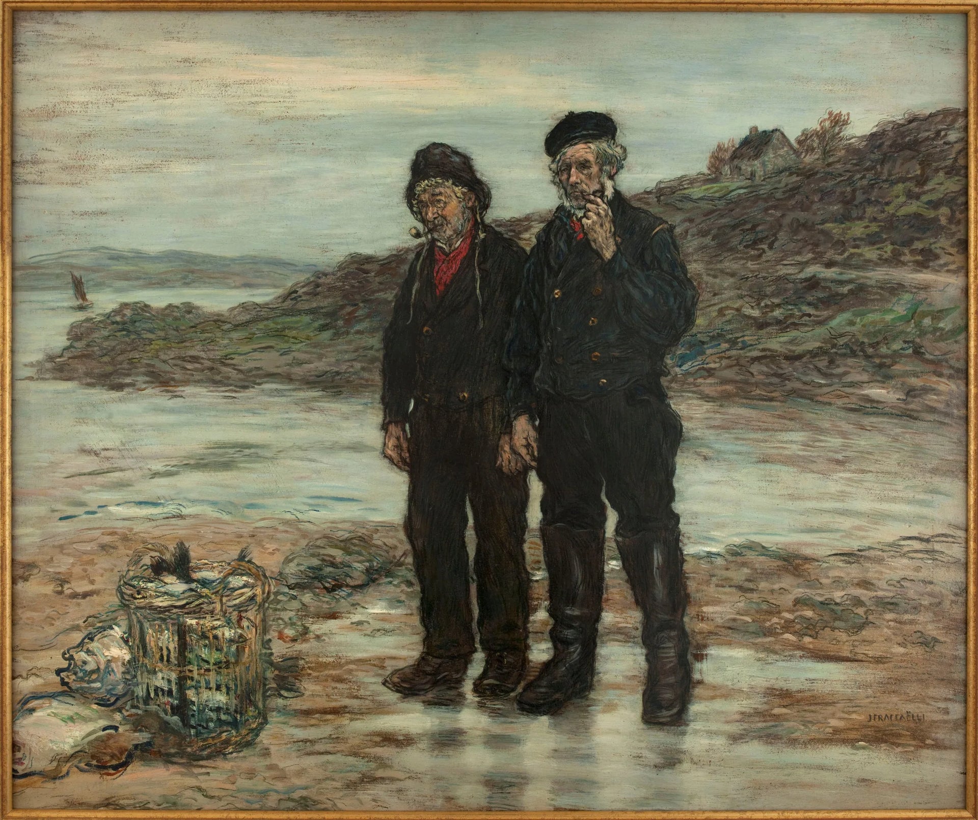 Pêcheurs d'Écosse - Jean-François Raffaëlli image 1 tableau peint à l’huile sur toile