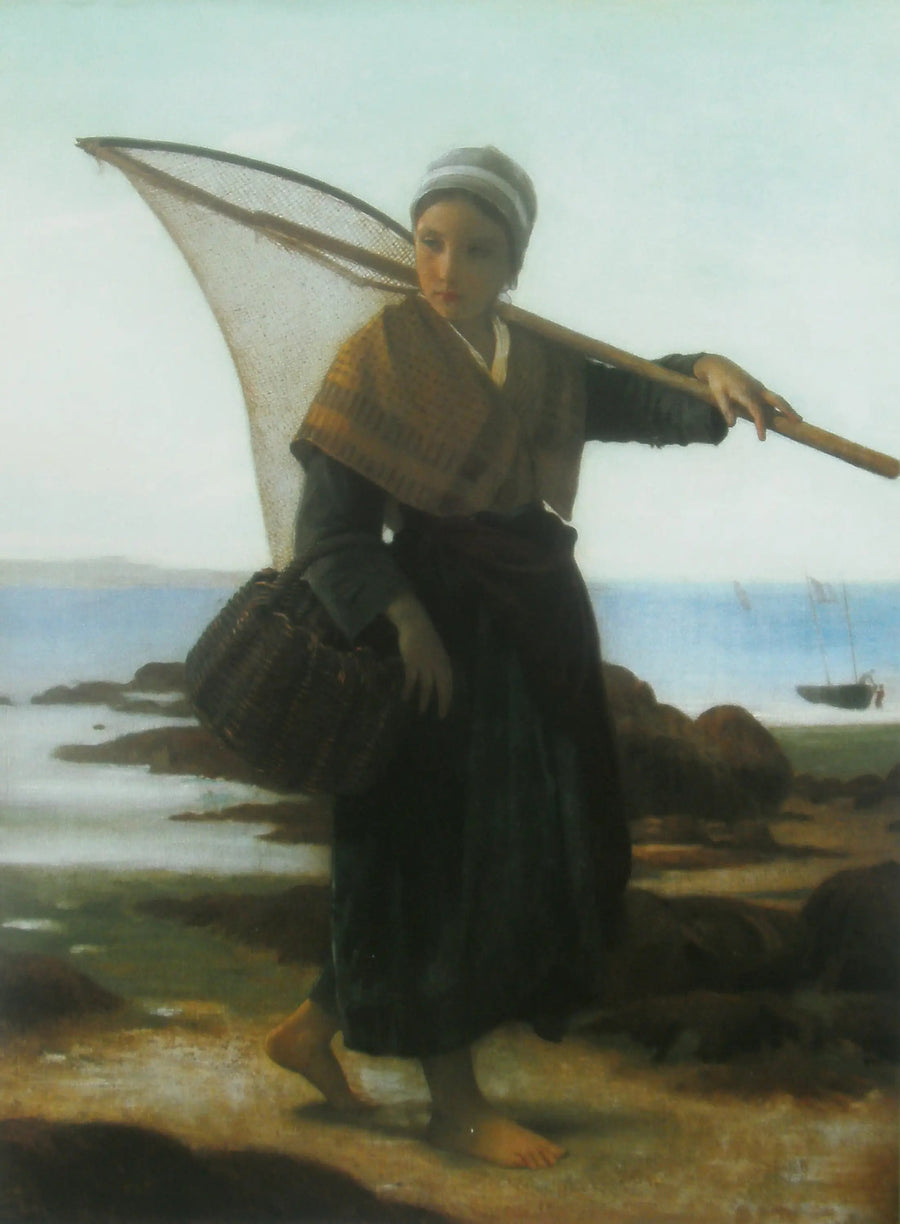 Pêcheuse de crevettes - Bouguereau