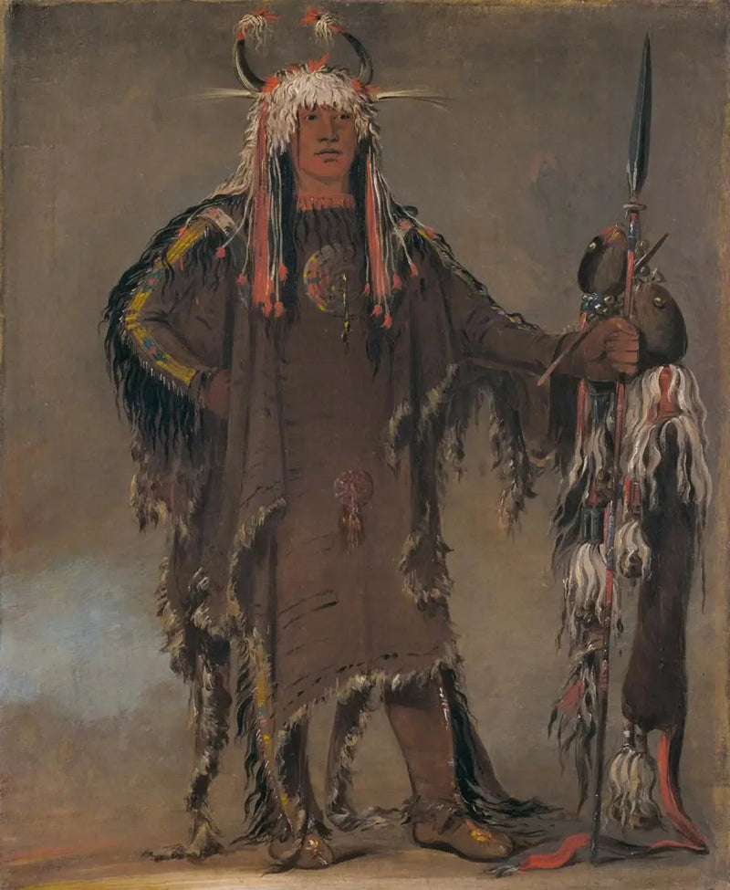 Peh-tó-pe-kiss, Côtes d'Aigle, un chef Piegan - George Catlin