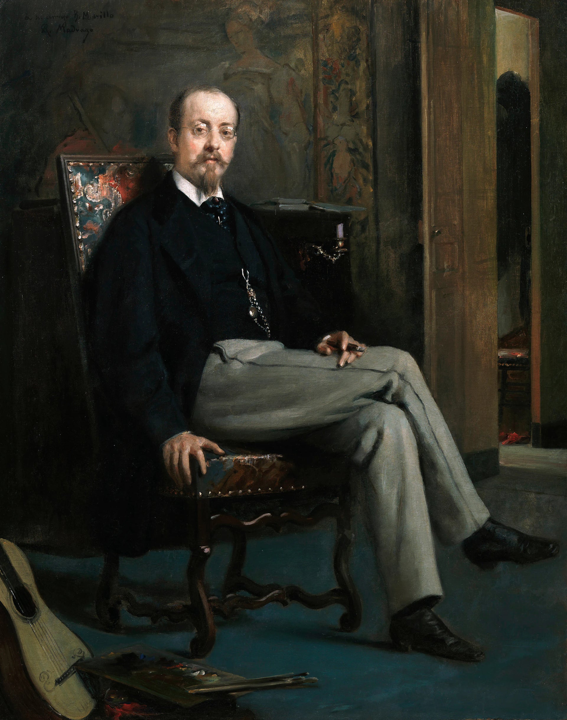 Le peintre Benito Soriano Murillo - Raimundo de Madrazo y Garreta