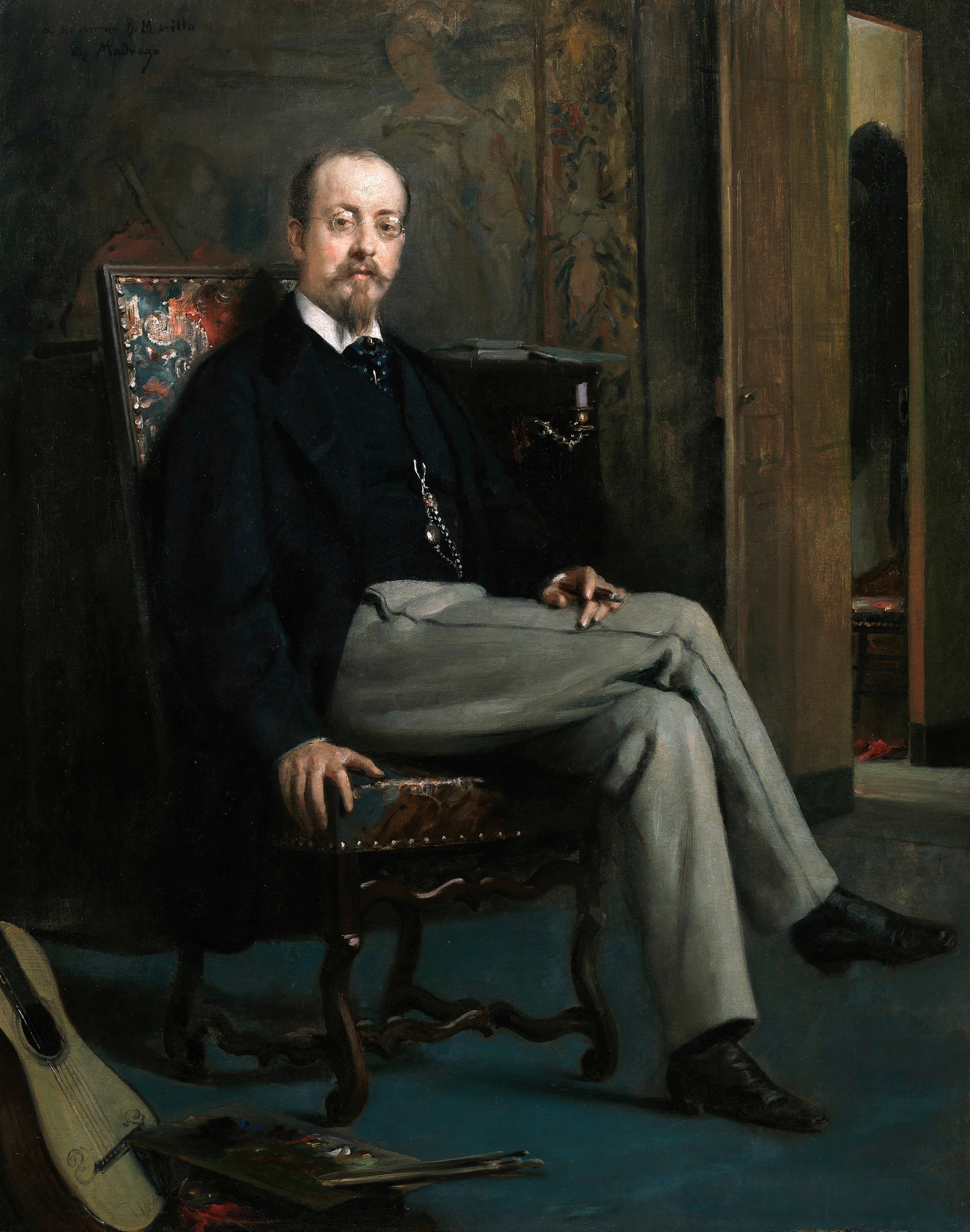 Le peintre Benito Soriano Murillo - Raimundo de Madrazo y Garreta