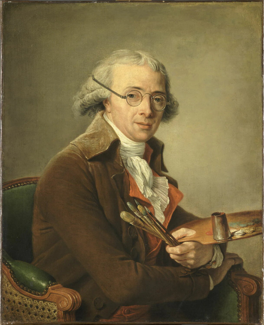 Le peintre François-André Vincent (1746-1816), professeur et ami puis, en 1800, second mari de l'artiste - Adélaïde Labille-Guiard