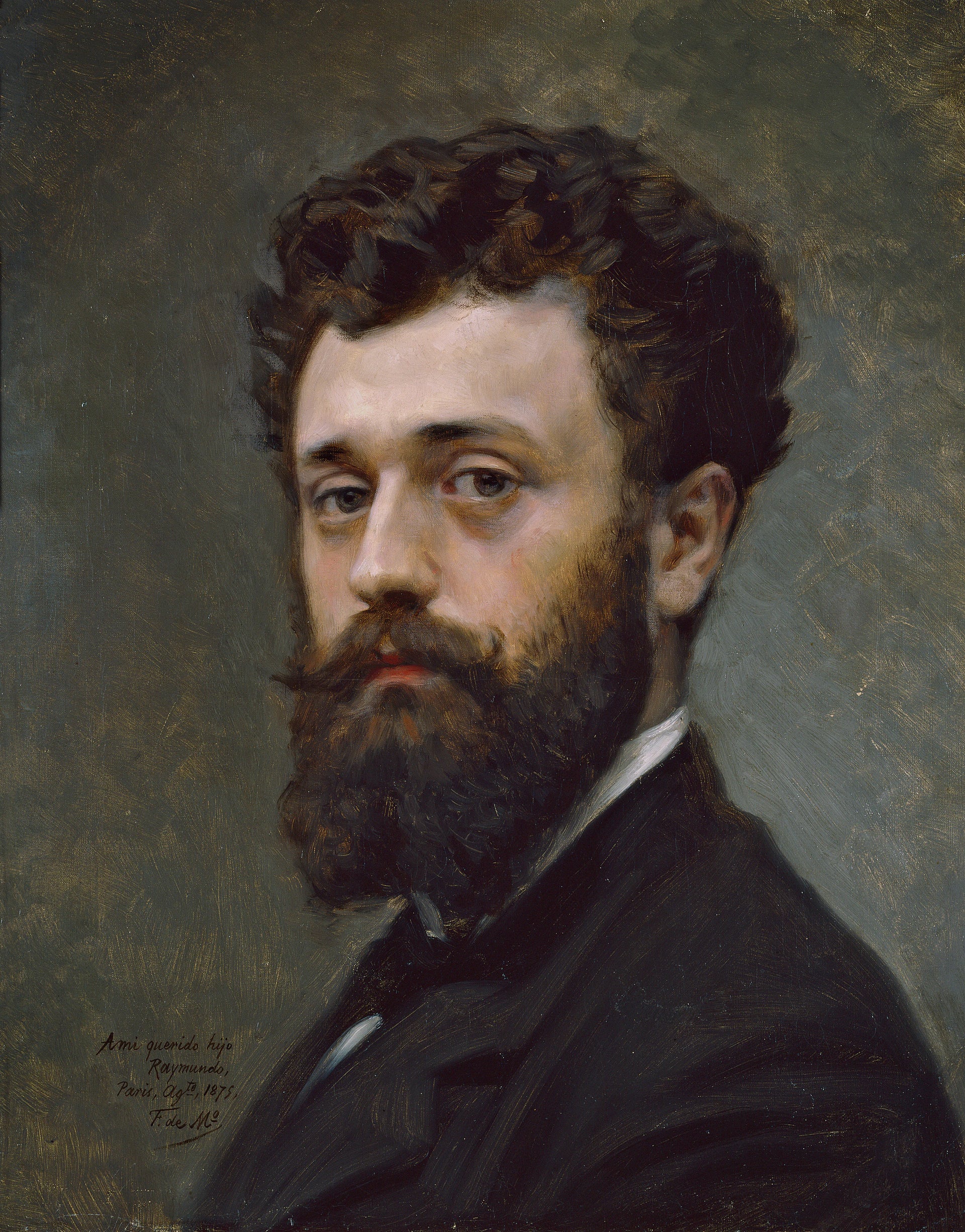 Le peintre Raimundo de Madrazo y Garreta, fils de l'artiste - Federico de Madrazo
