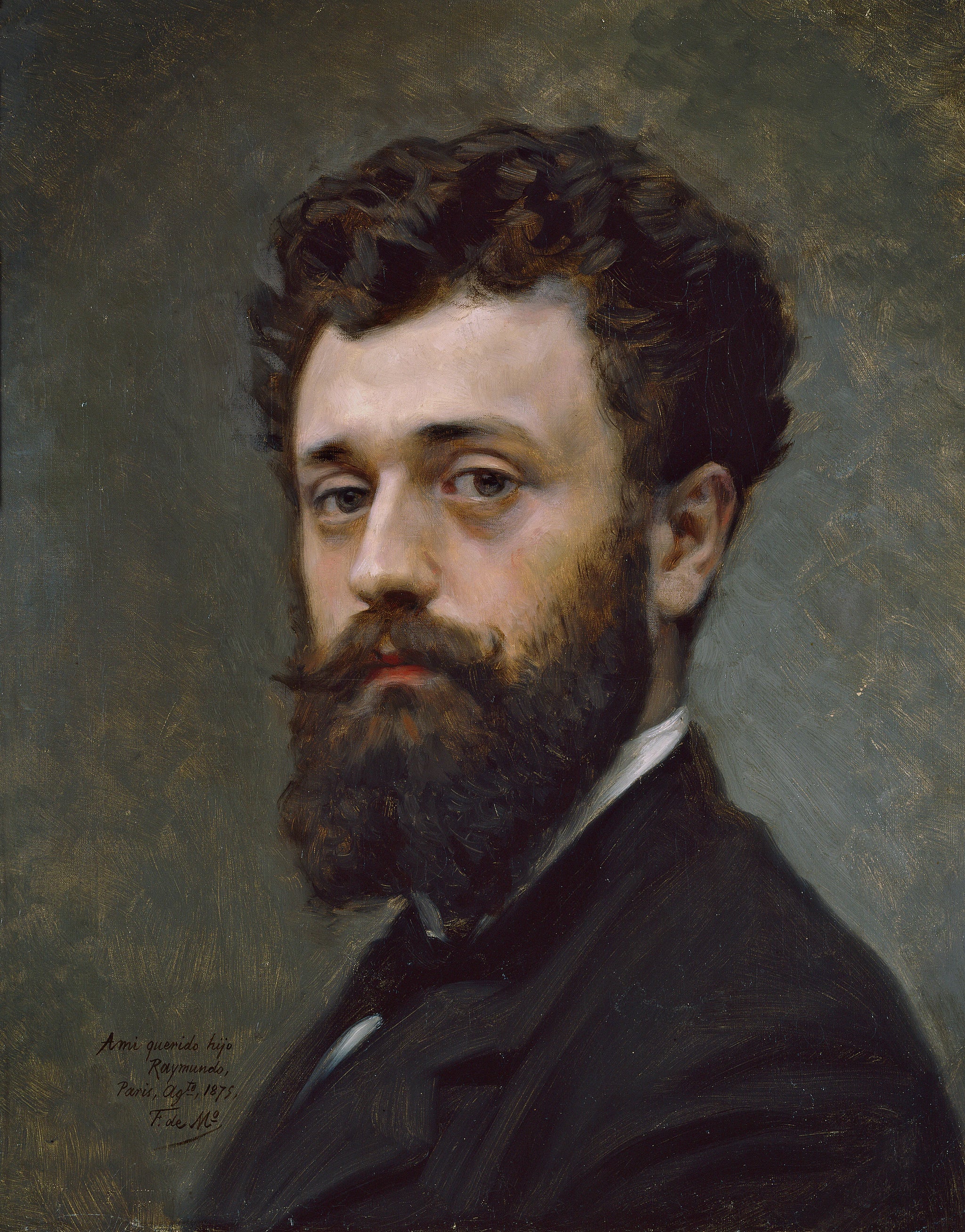 Le peintre Raimundo de Madrazo y Garreta, fils de l'artiste - Federico de Madrazo