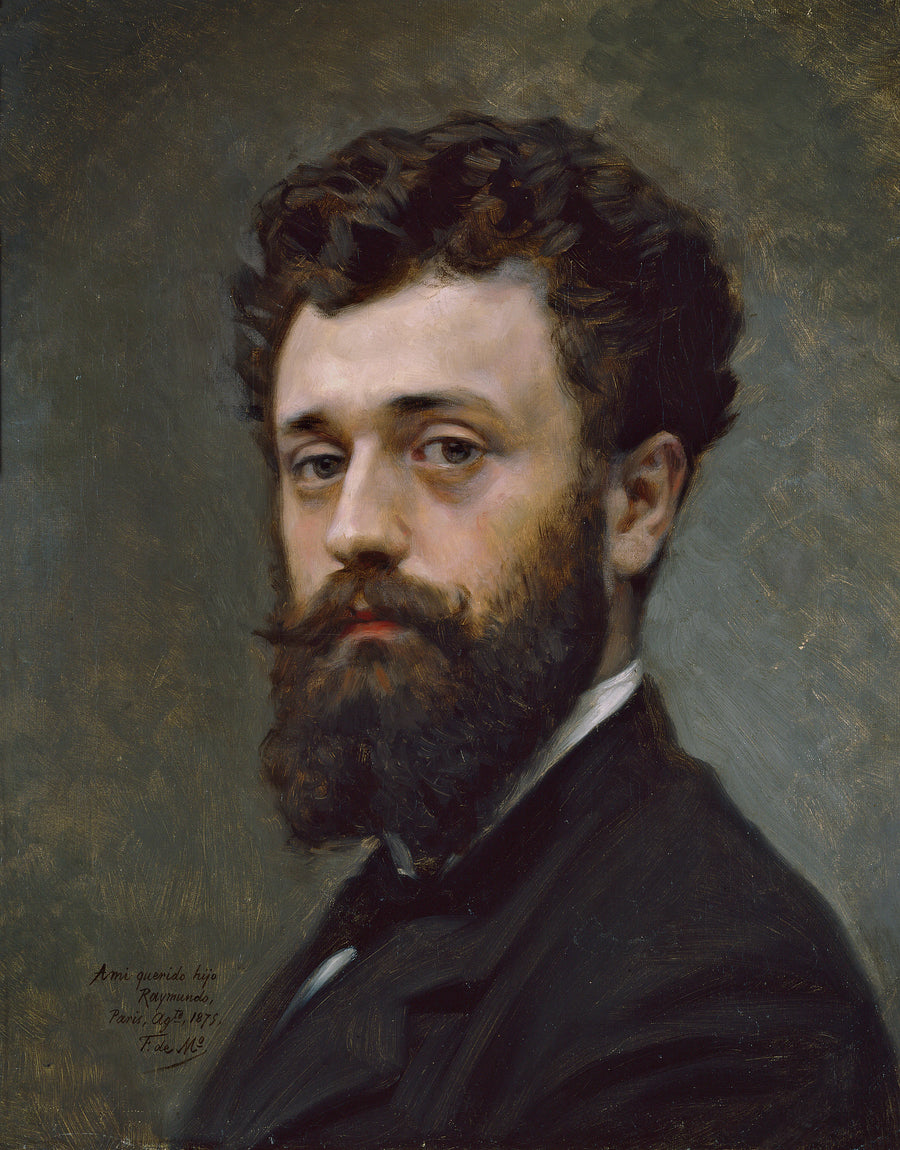 Le peintre Raimundo de Madrazo y Garreta, fils de l'artiste - Federico de Madrazo