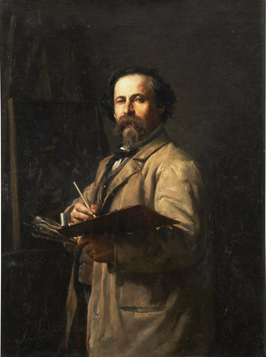 Le peintre Salvador Martínez Yago, père de l'artiste - Salvador Martínez Cubells