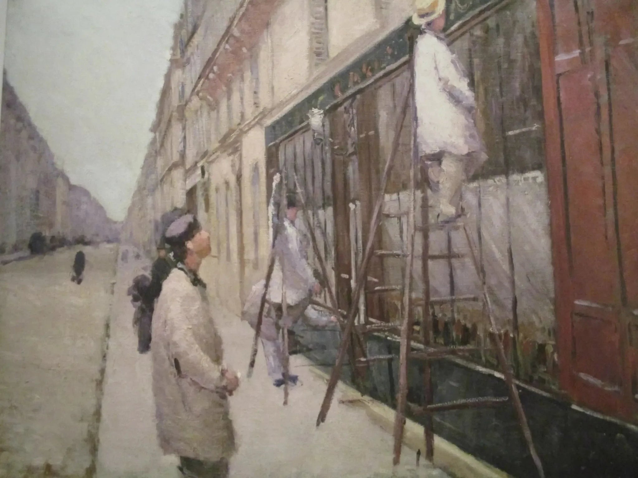 Peintres en bâtiment - Gustave Caillebotte image 1 reproduction artisanale de tableau