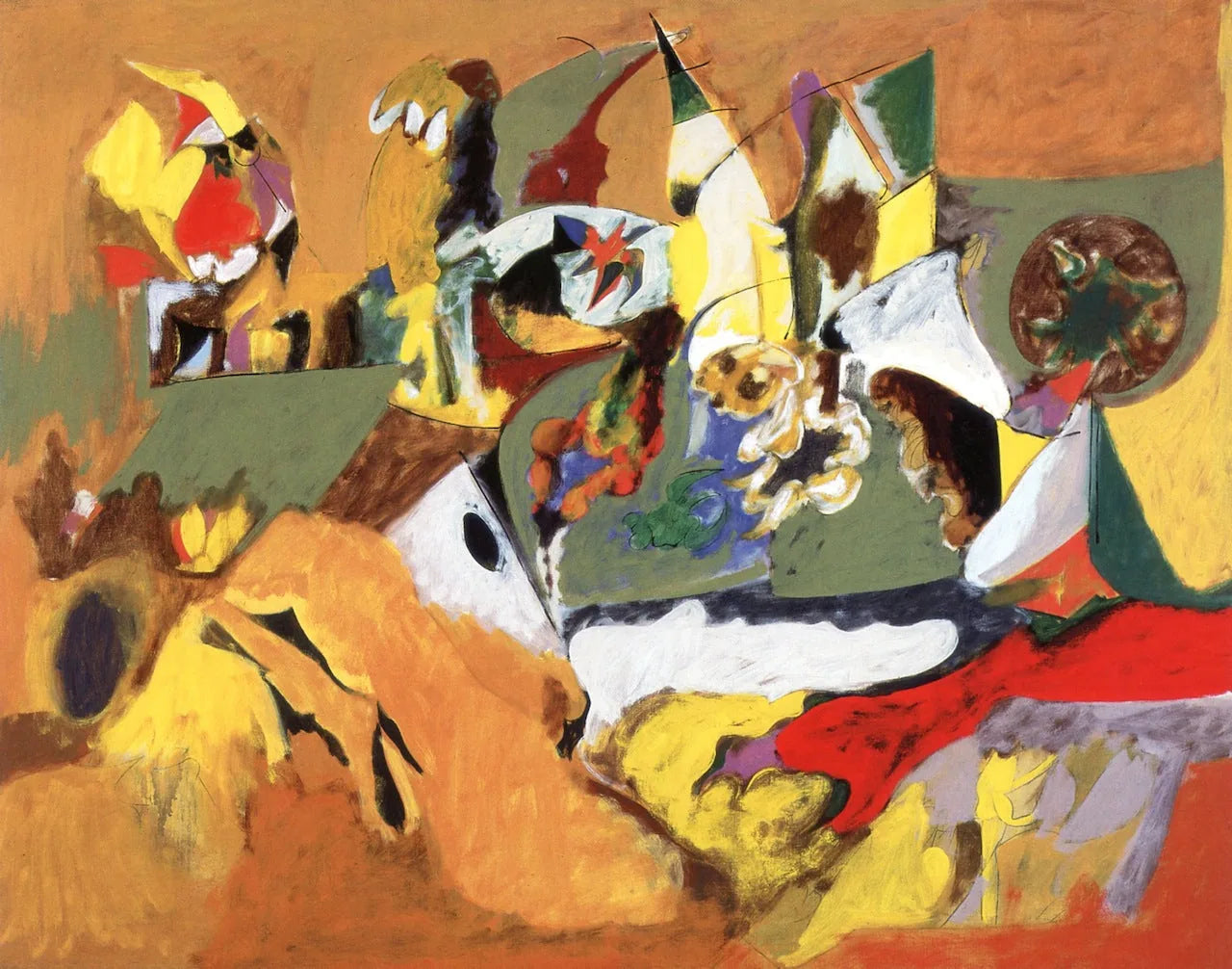 Peinture brun doré - Arshile Gorky image 1 reproduction de peinture à l’huile