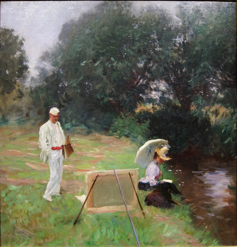 Peinture du bunker de Dennis Miller à Calcot - John Singer Sargent