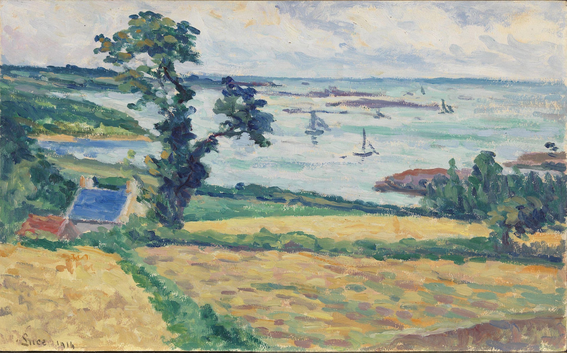 Peinture - Maximilien Luce image 1 tableau peint à l’huile sur toile