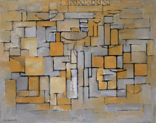 Peinture n° II - Piet Mondrian image 1 copie de tableau peinte à la main