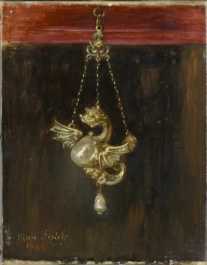 Pendentif au dragon ailé - Blaise Alexandre Desgoffe