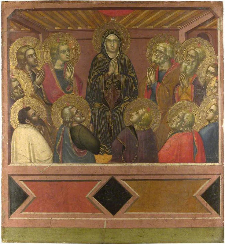 Pentecôte - Barnaba da Modena image 1 copie de tableau peinte à la main