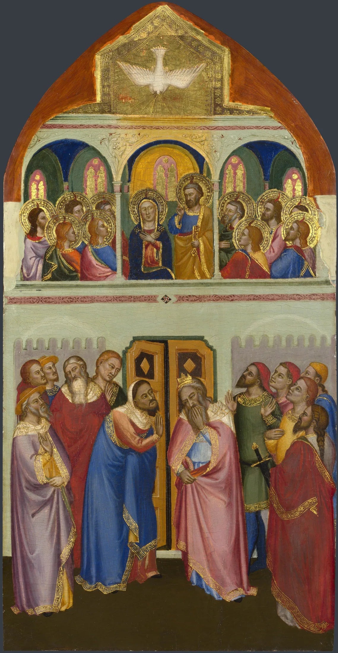 Pentecôte - Jacopo di Cione image 1 reproduction d’œuvre d’art à l’huile