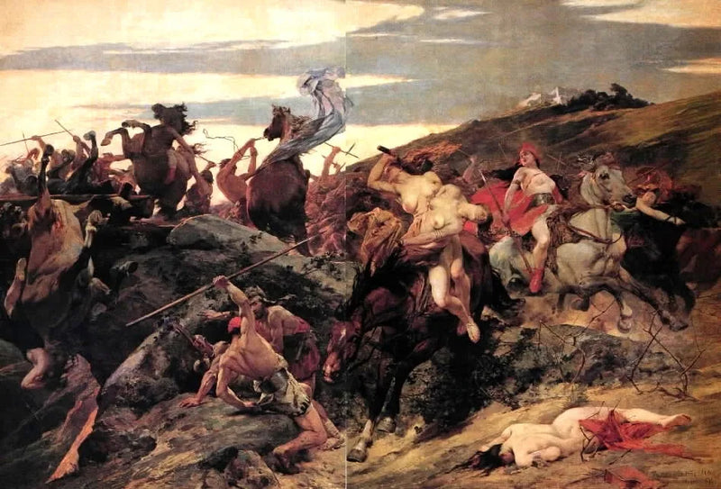 Penthesilea - Arturo Michelena