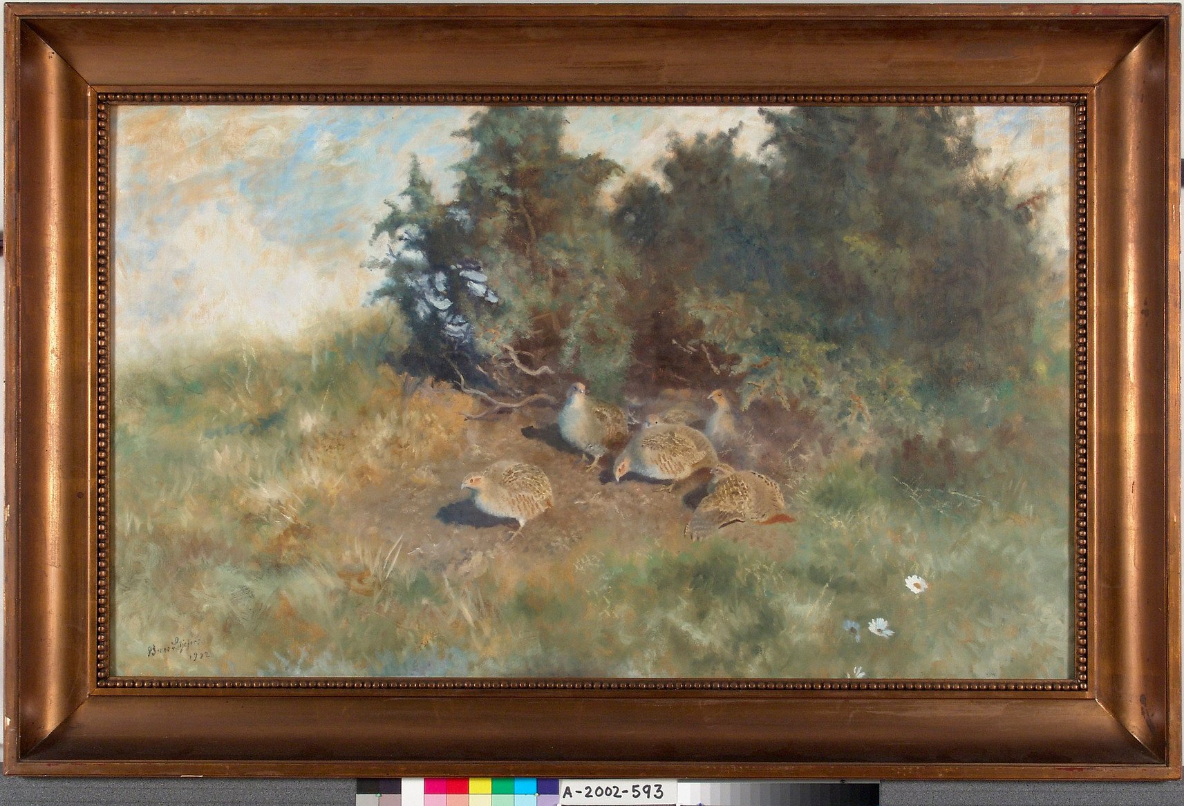 perdrix - Bruno Liljefors image 1 tableau peint à l’huile sur toile