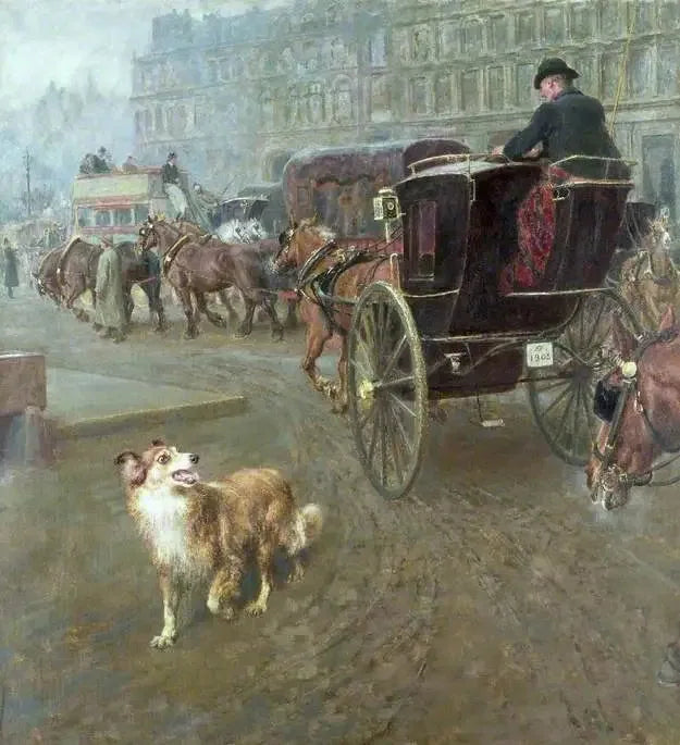 Perdu ou égaré - Briton Rivière image 1 copie de tableau peinte à la main