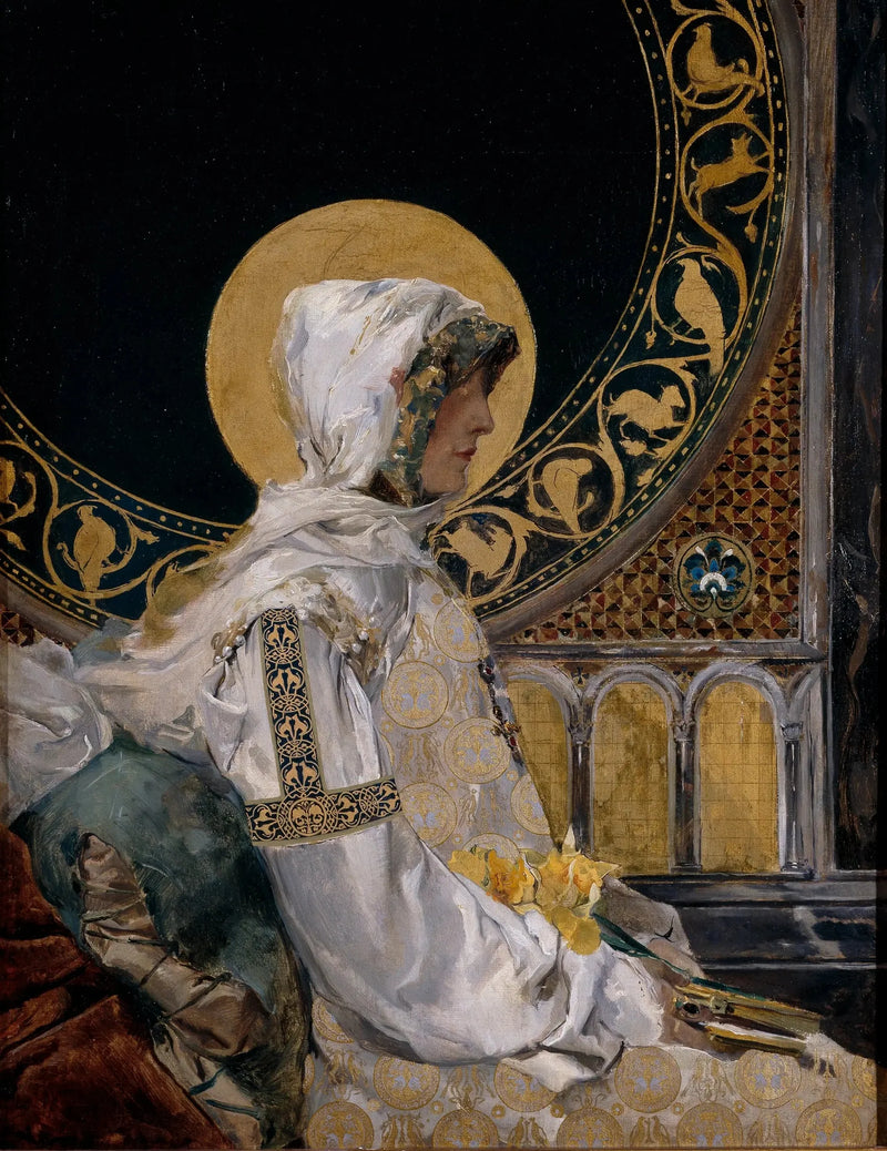 Père Noël en prière - Joaquín Sorolla
