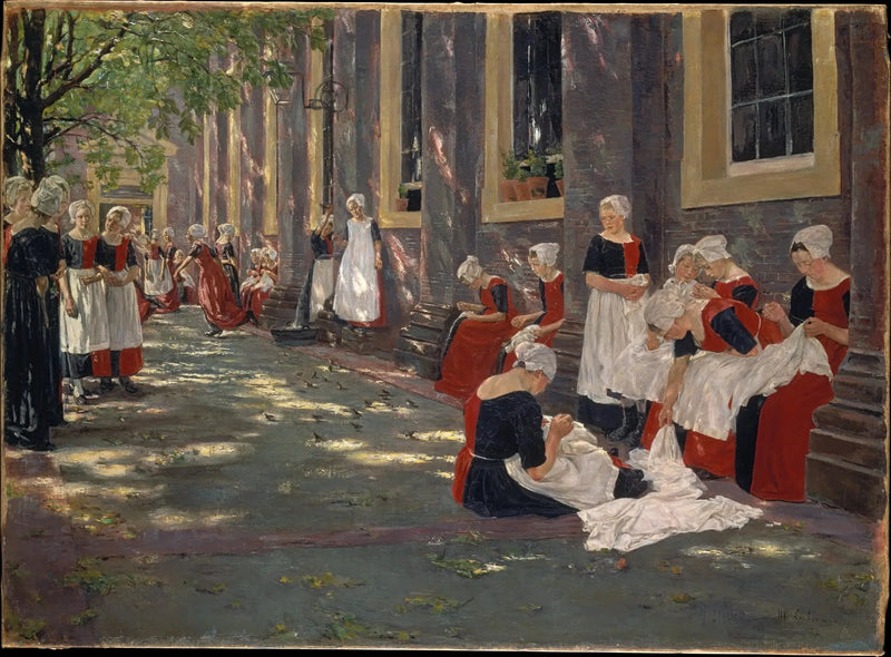 Période gratuite à l'orphelinat d'Amsterdam - Max Liebermann