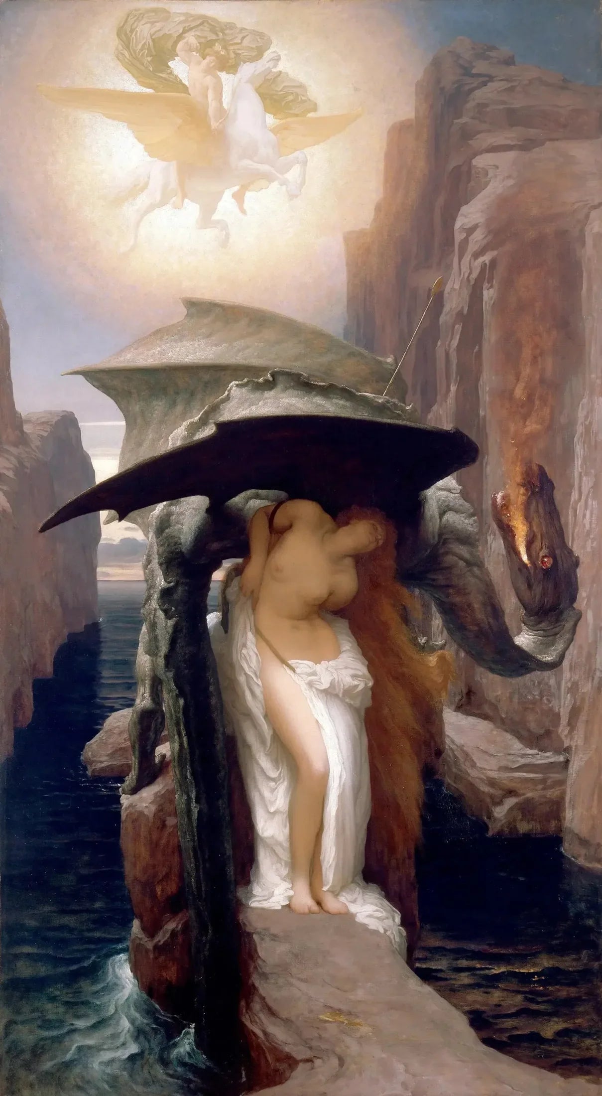 Persée et Andromède - Frederic Leighton image 1 reproduction de peinture à l’huile
